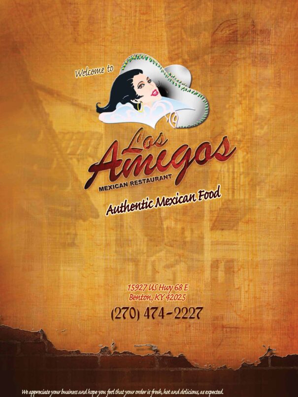 Los Amigos Mexican Restaurant Menu 1 of 8