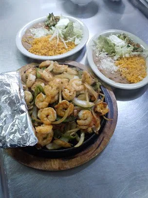 Mexican meal served with side dishes